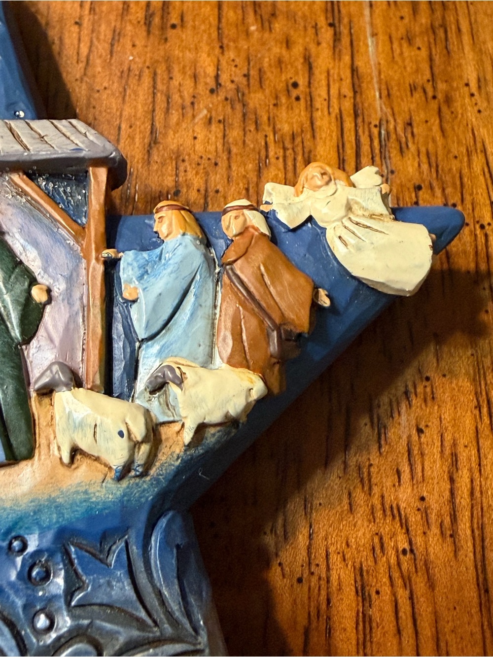 Jim Shore Hartwood Creek Nativity Star Hanging Ornaments - Set of 2  Noel scene - Picture 5 of 10